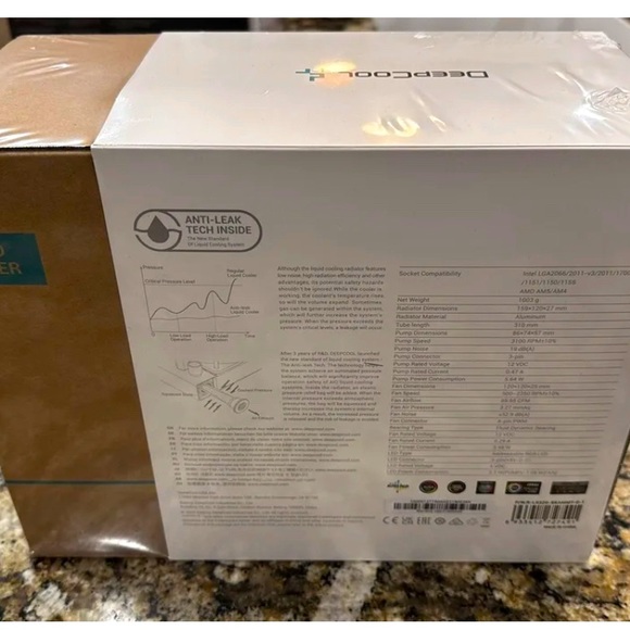 DeepCool LS320 Liquid CPU Cooler - Black - Picture 2 of 4